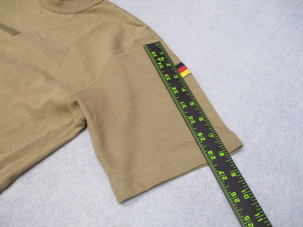 German Bundeswehr Tropical T-Shirt Tan Small 44/38 NSN 8420-12-395-2739