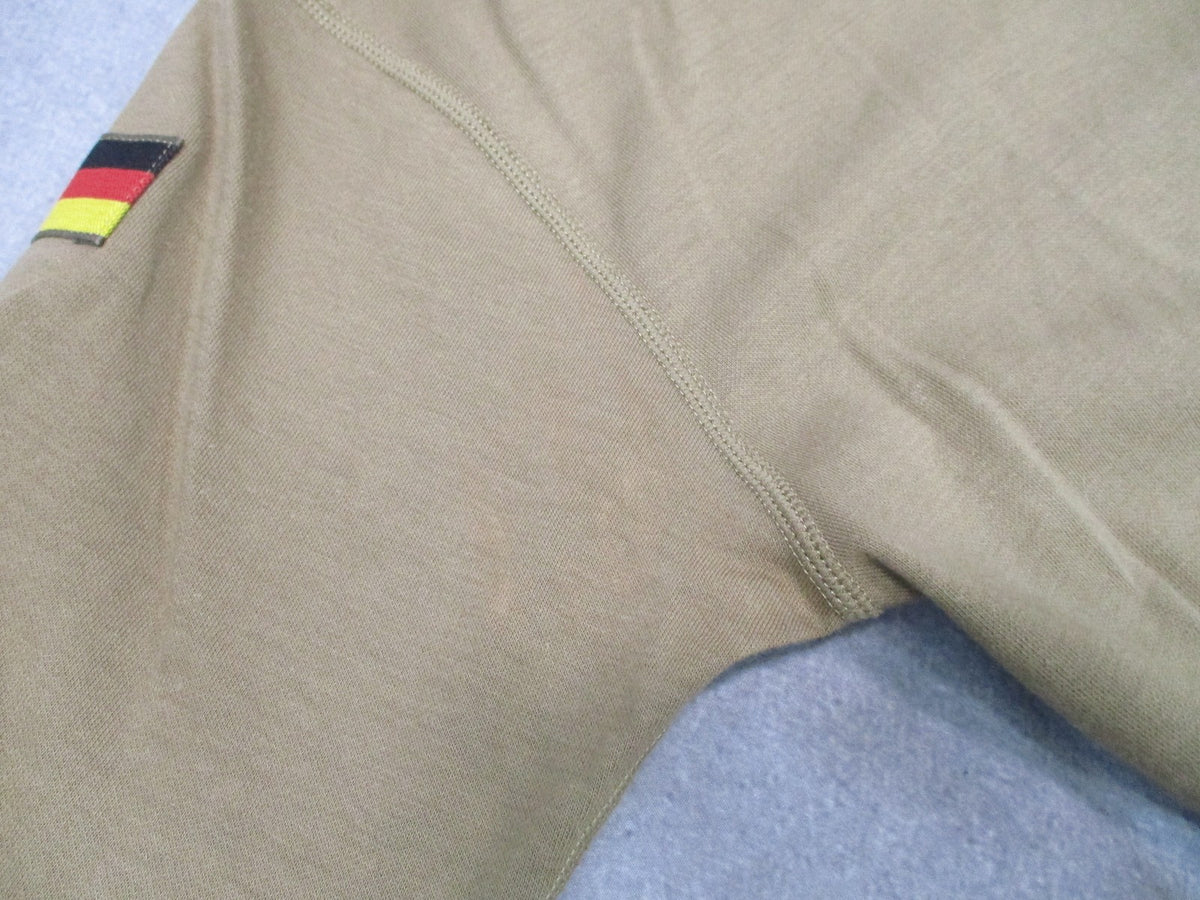 German Bundeswehr Tropical T-Shirt Tan Small 44/38 NSN 8420-12-395-2739
