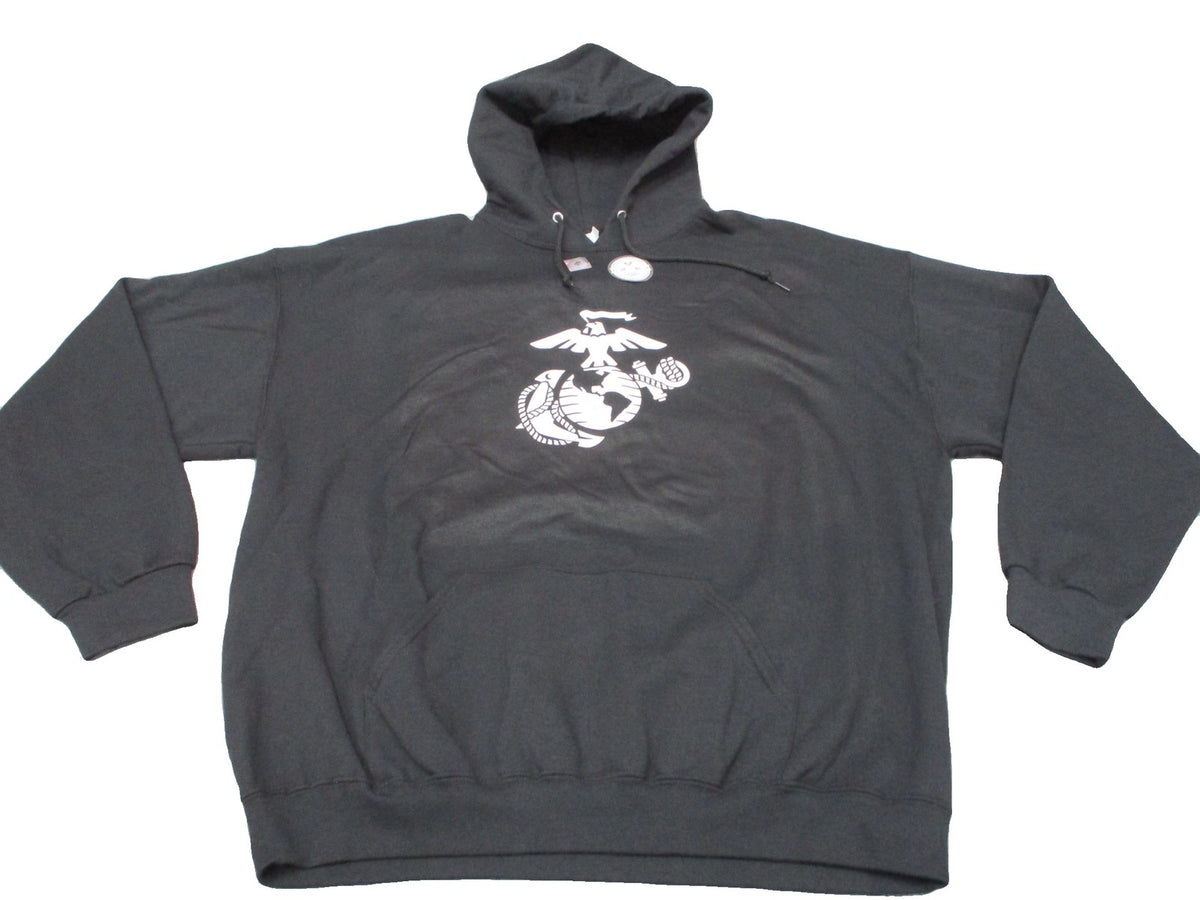 Rapid Dominance USMC Eagle Globe Anchor black hoodie size 2XL