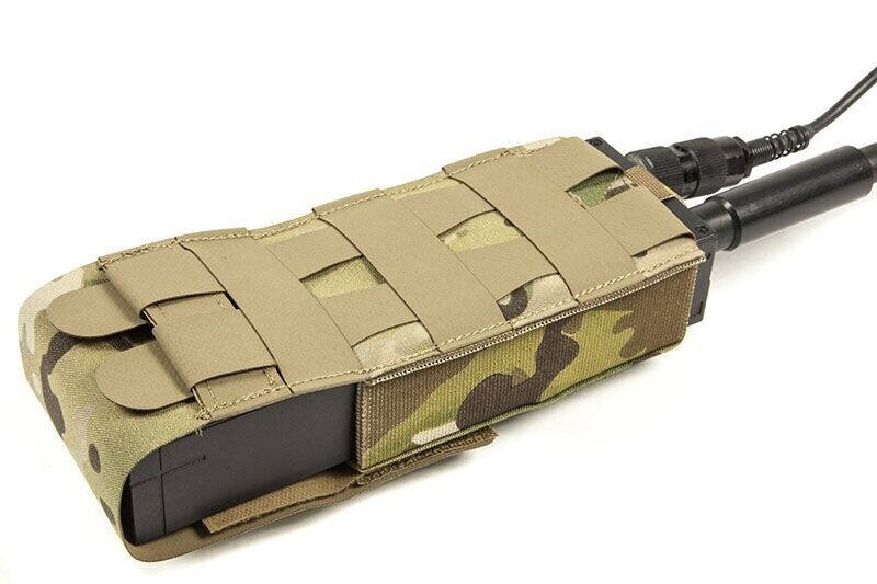 NEW ARMY OCP PRC MILITARY RADIO POUCH HOLDER MOLLE FALCON HARRIS MBITR MULTICAM