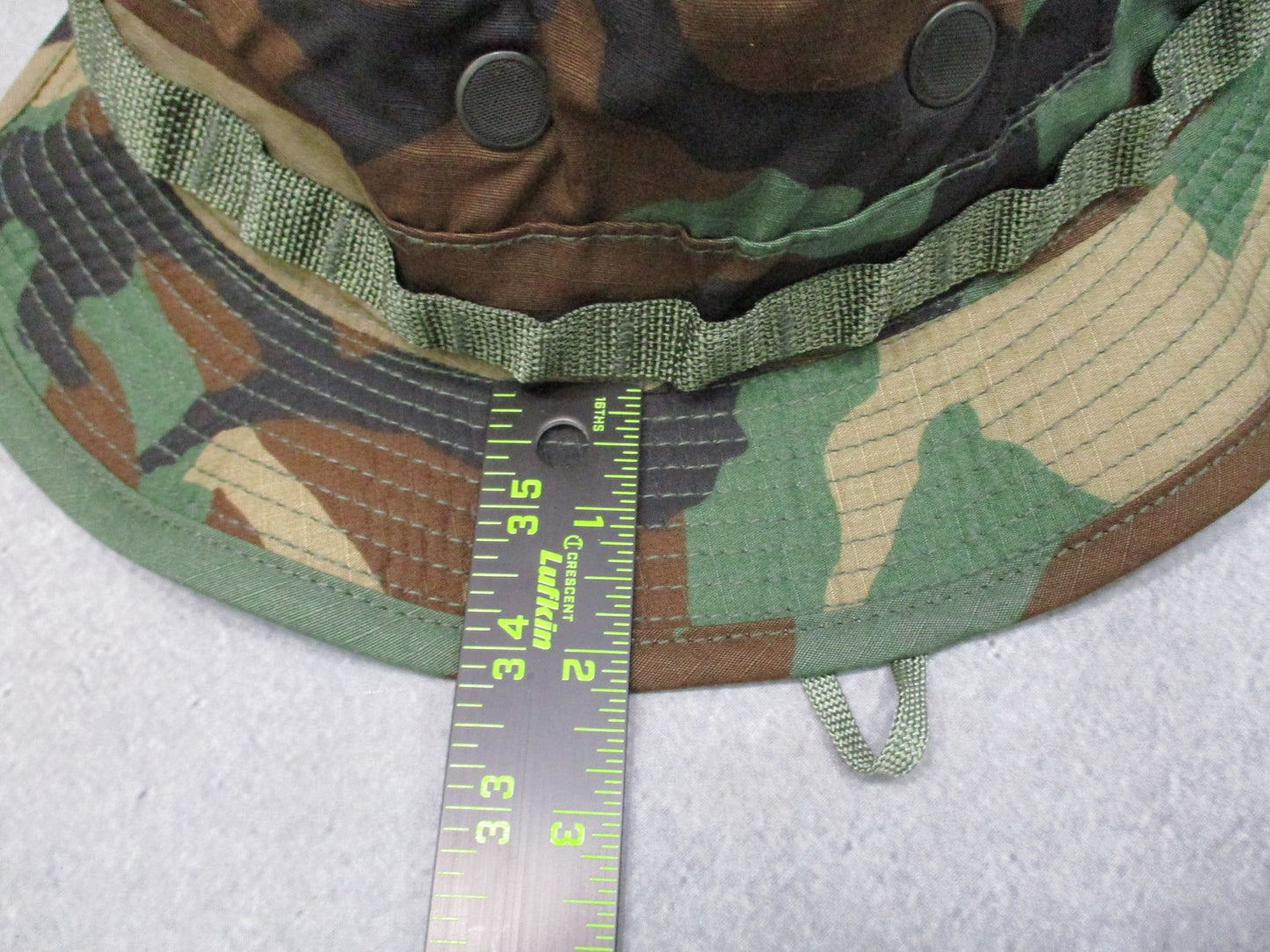 Propper F5501 Woodland Boonie Hat Size 7 100% Cotton Military Tactical Sun Hat