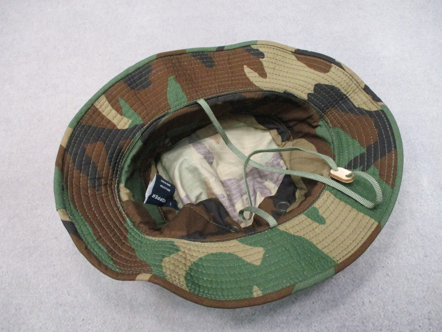 Propper F5501 Woodland Boonie Hat Size 7 100% Cotton Military Tactical Sun Hat