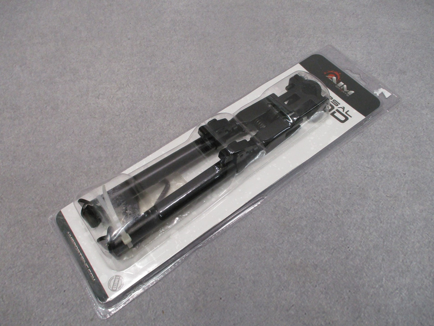 AIM Sports Universal Bipod BPUNIS Matte Black Barrel Clamp New Retail