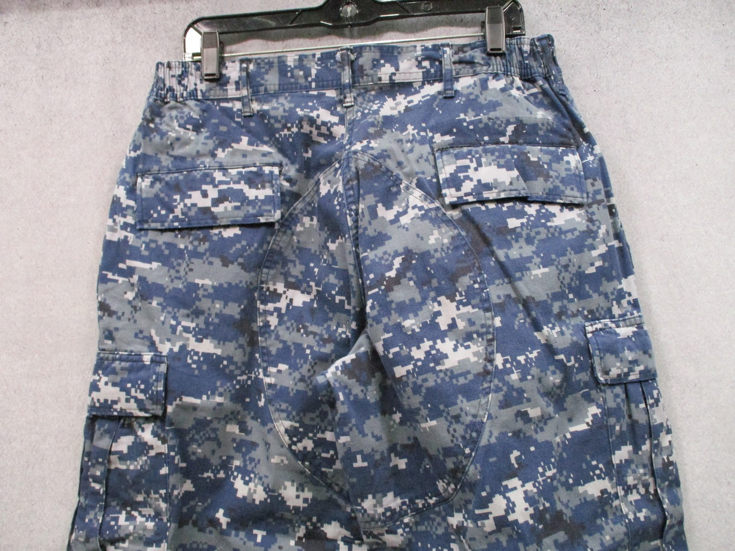 USN blue/gray digital camouflage Size Medium Short NSN 8405-01-540-1446 Trouser