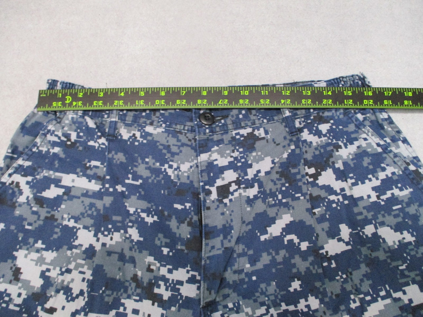 USN blue/gray digital camouflage Size Medium Short NSN 8405-01-540-1446 Trouser