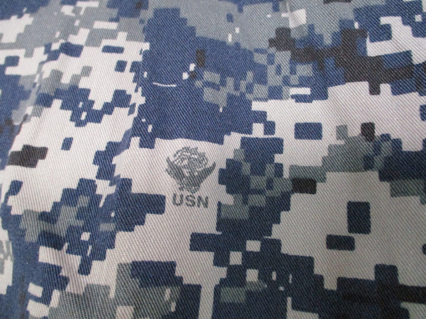 USN blue/gray digital camouflage Size Medium Short NSN 8405-01-540-1446 Trouser