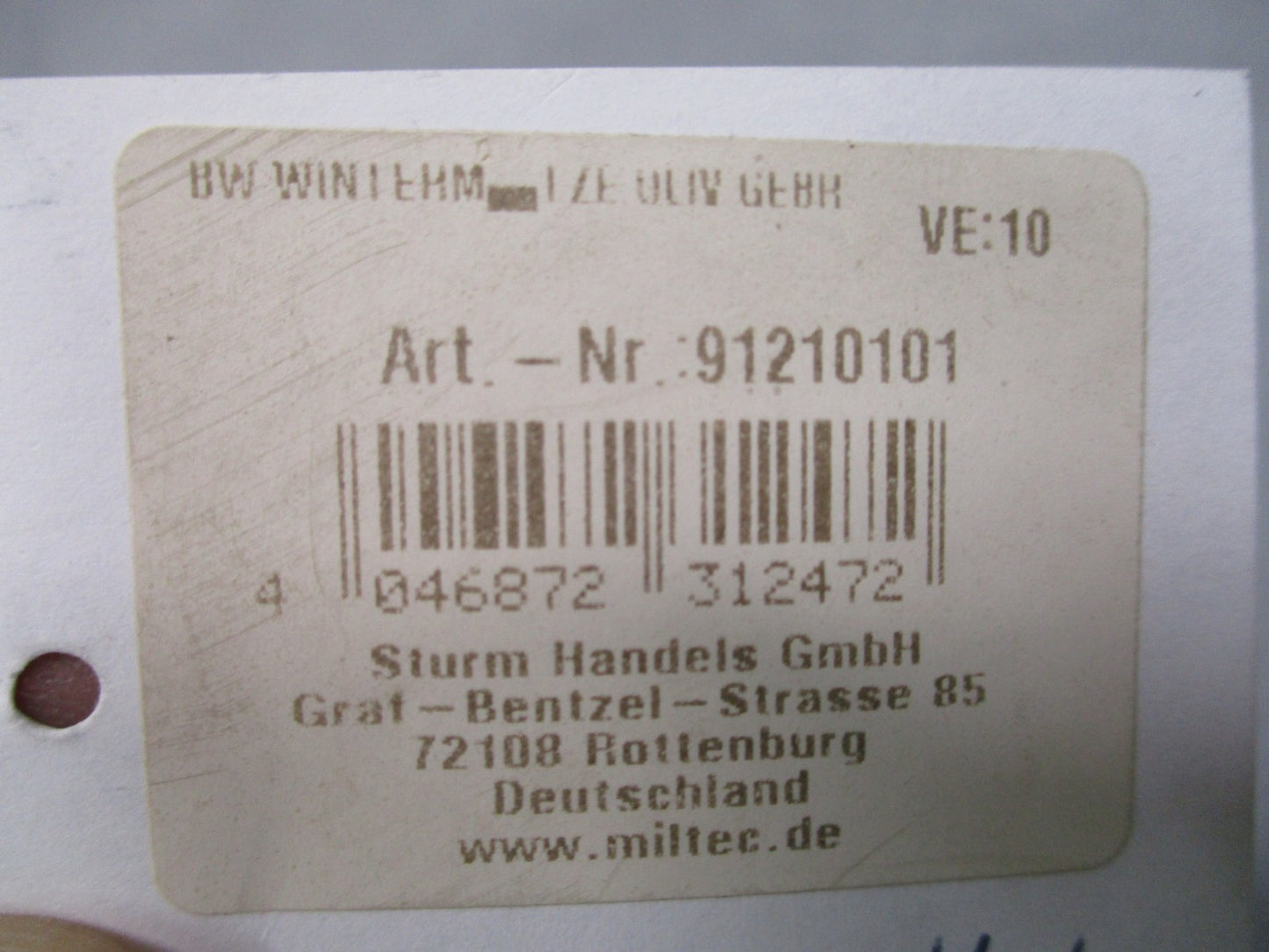 Bundeswehr German Army Winter Cap Olive Green Size 55 US 6 7/8 Military Surplus