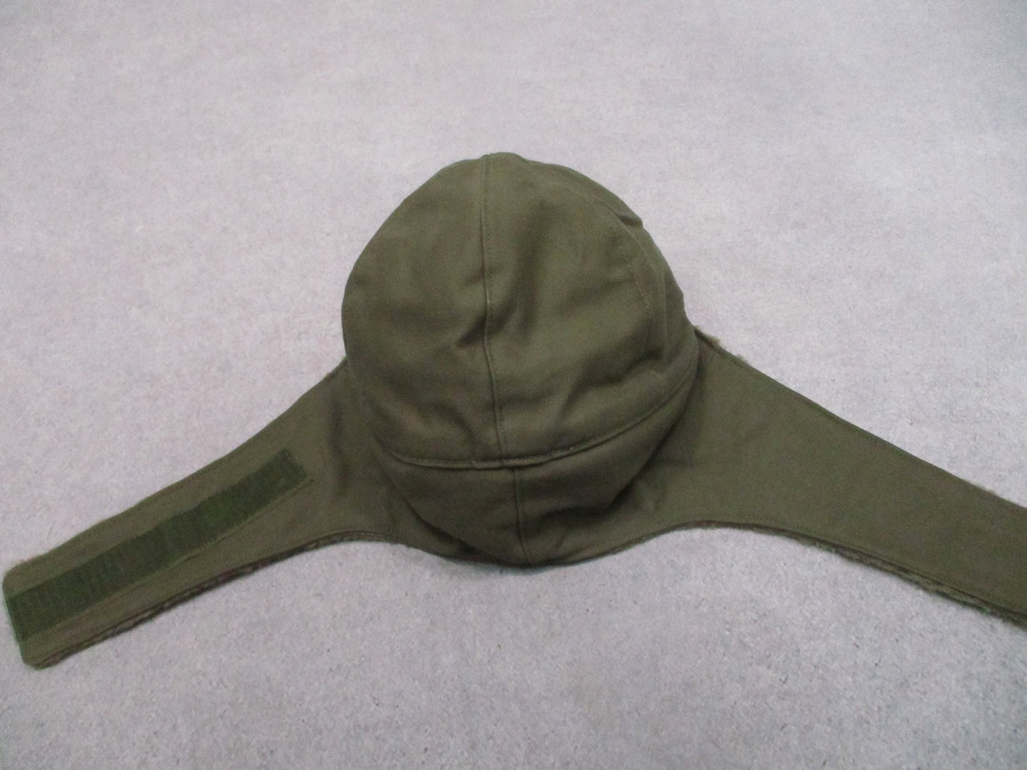 Bundeswehr German Army Winter Cap Olive Green Size 55 US 6 7/8 Military Surplus
