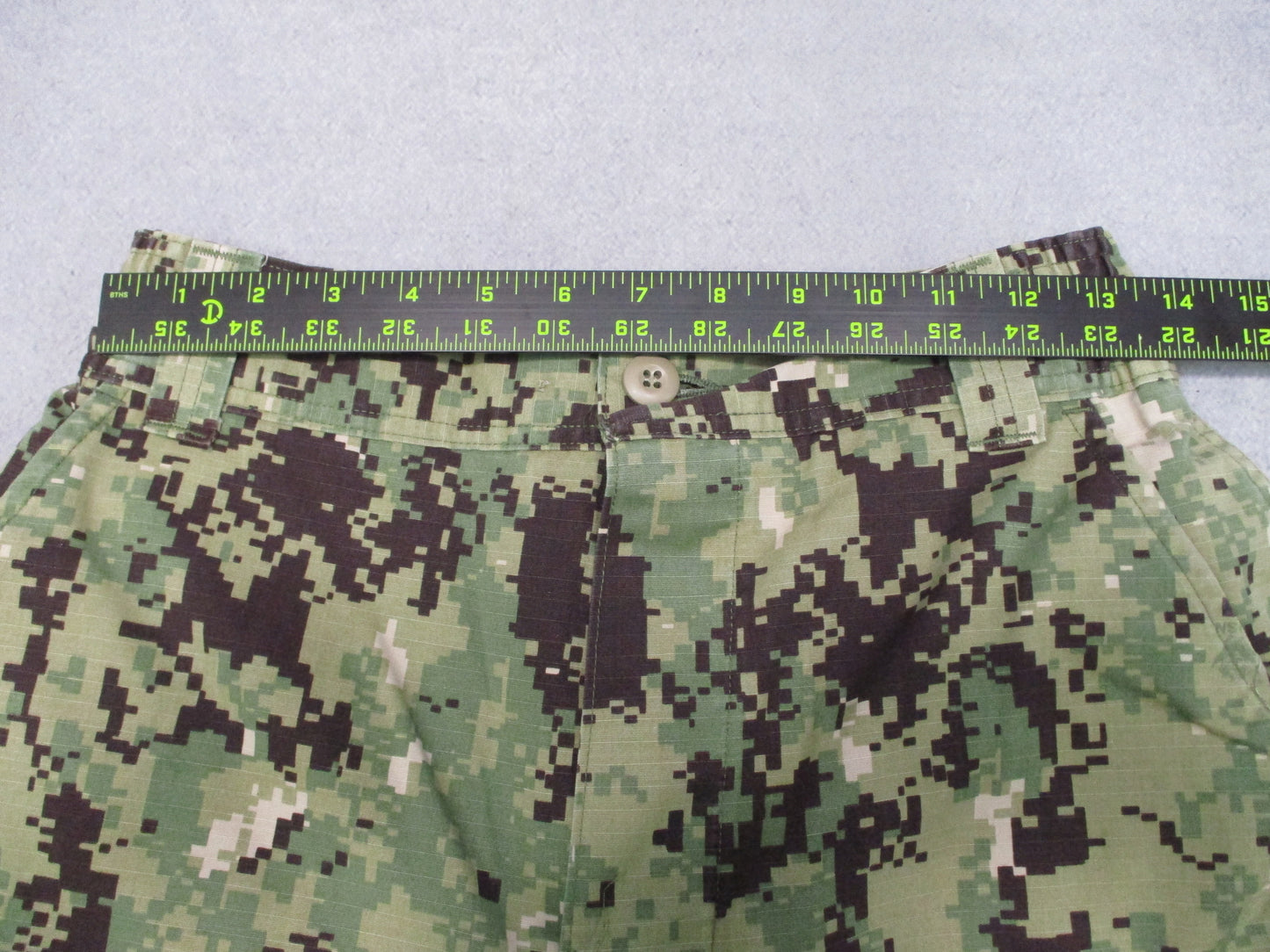 US Navy NWU Type III Trousers Small Long Digital Woodland Camo Ripstop Pants