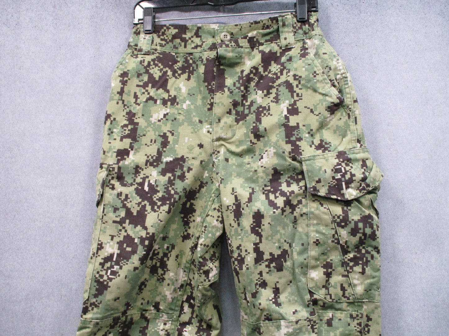 US Navy NWU Type III Trousers Small Long Digital Woodland Camo Ripstop Pants