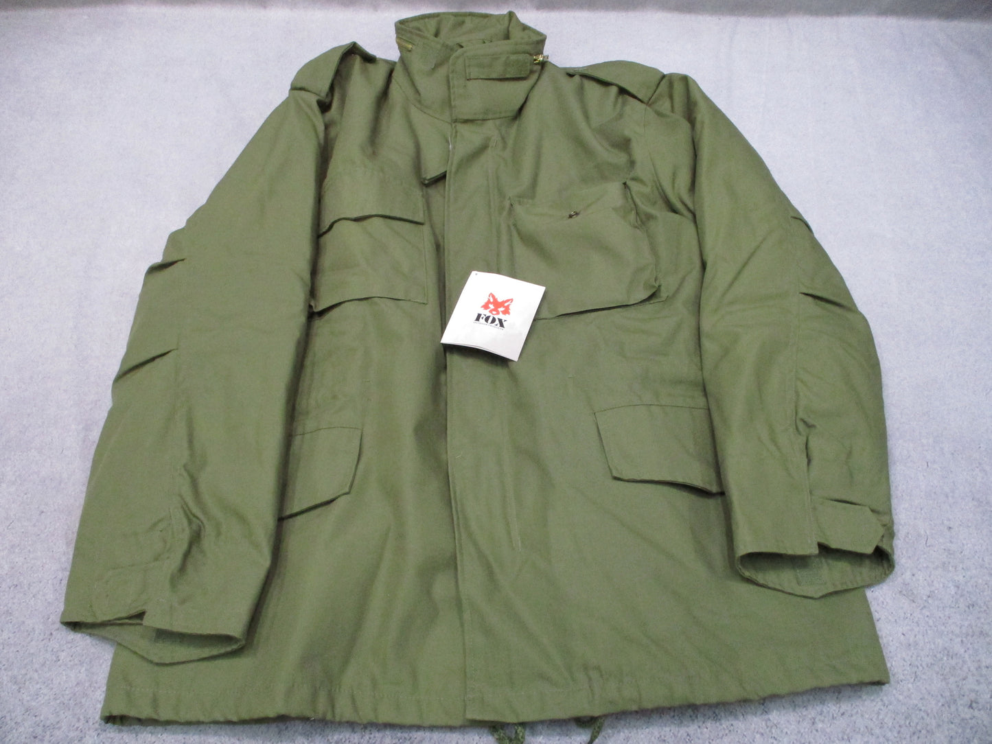 New Fox Outdoor M-65 Field Jacket with Liner Olive Drab Size Large