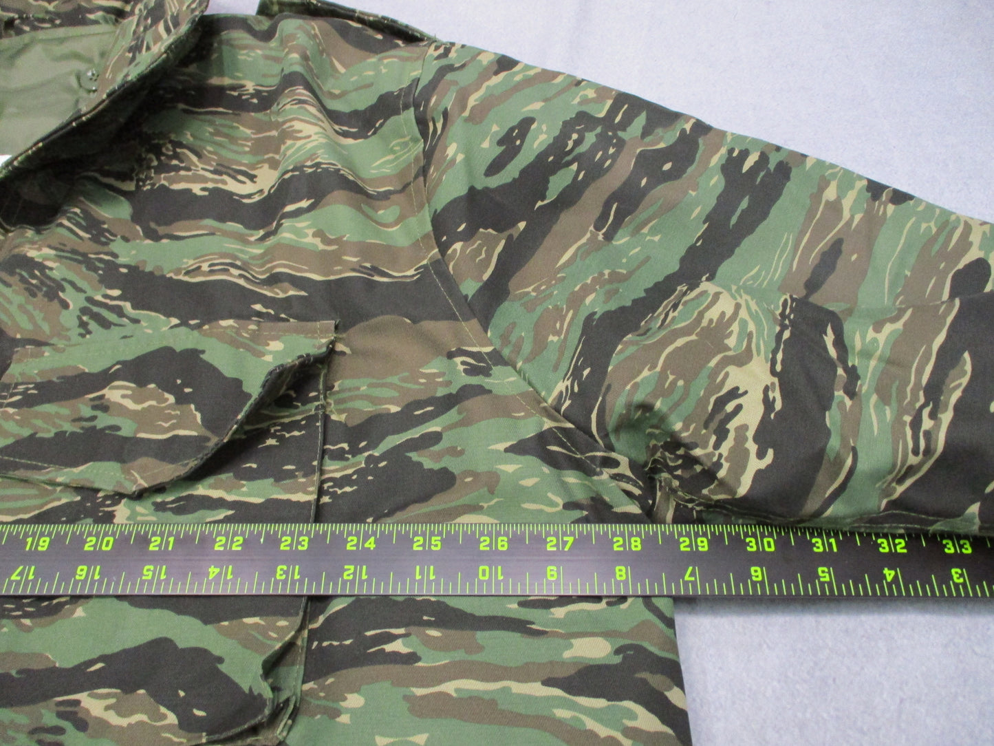 New Fox Outdoor M65 Field Jacket with Liner Tiger Stripe Camo Size 2XL