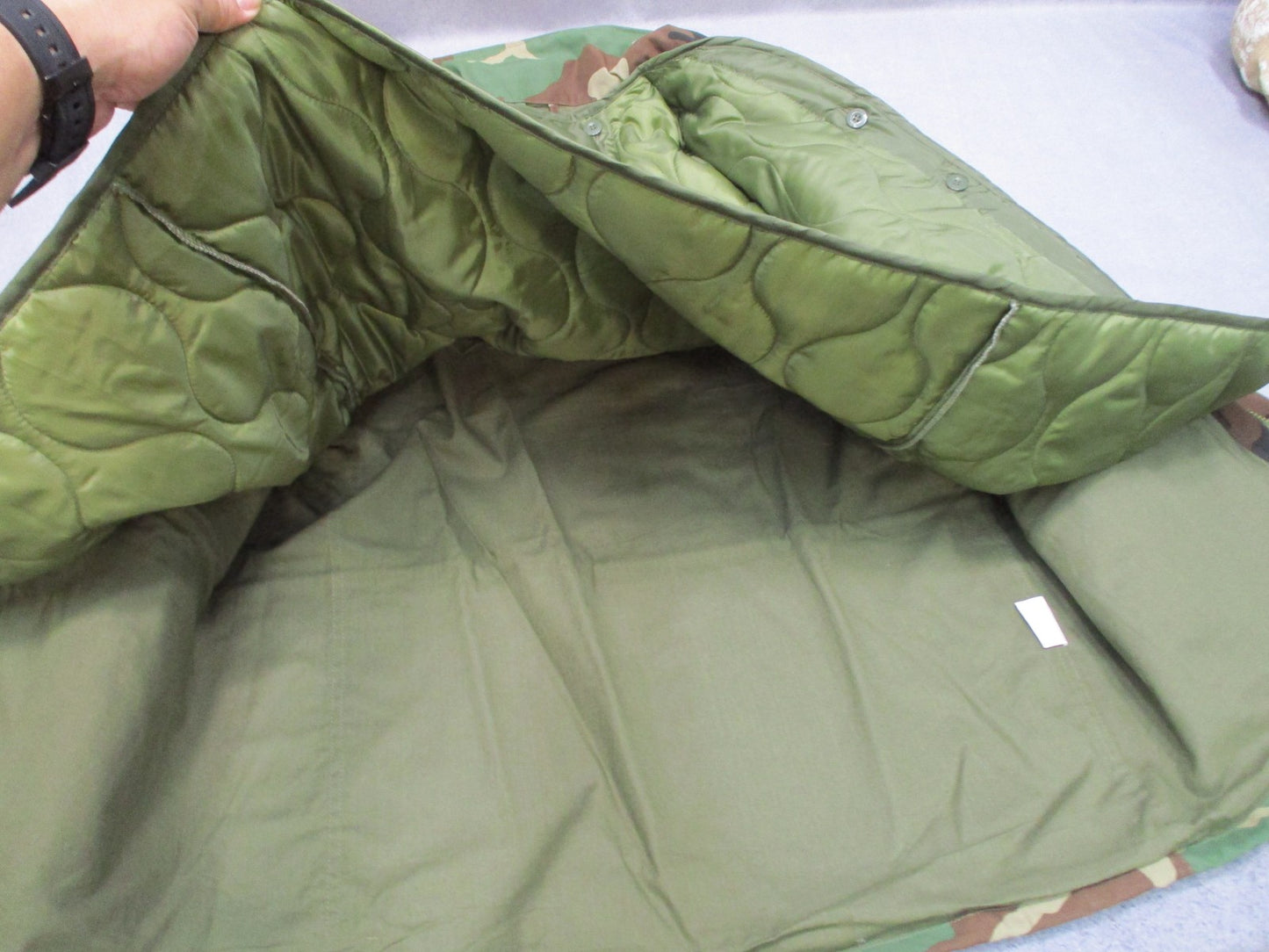 New Fox Outdoor M65 Field Jacket w. Liner Woodland Camo 68-34 Camouflage Size XL