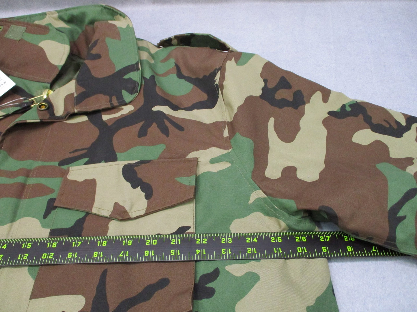 New Fox Outdoor M65 Field Jacket w. Liner Woodland Camo 68-34 Camouflage Size XL