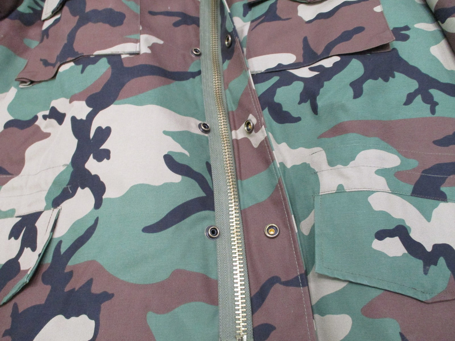 New Fox Outdoor M65 Field Jacket w. Liner Woodland Camo 68-34 Camouflage Size XL