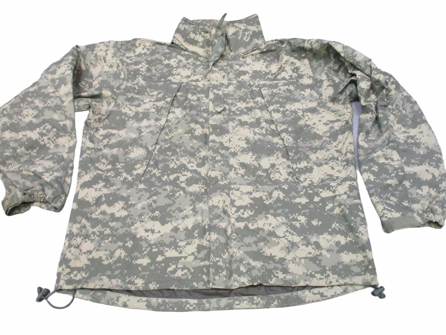 USED ARMY ACU DIGITAL UCP GEN III LEVEL 6 COLD/WET JACKET MEDIUM/LONG GORE-TEX