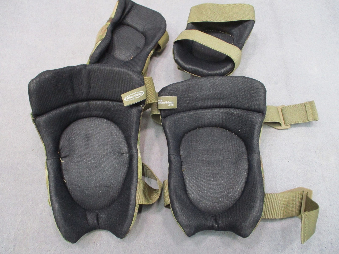 USGI Army McGuire-Nicholas Tactical Knee & Elbow Pad Set MultiCam Adjustable