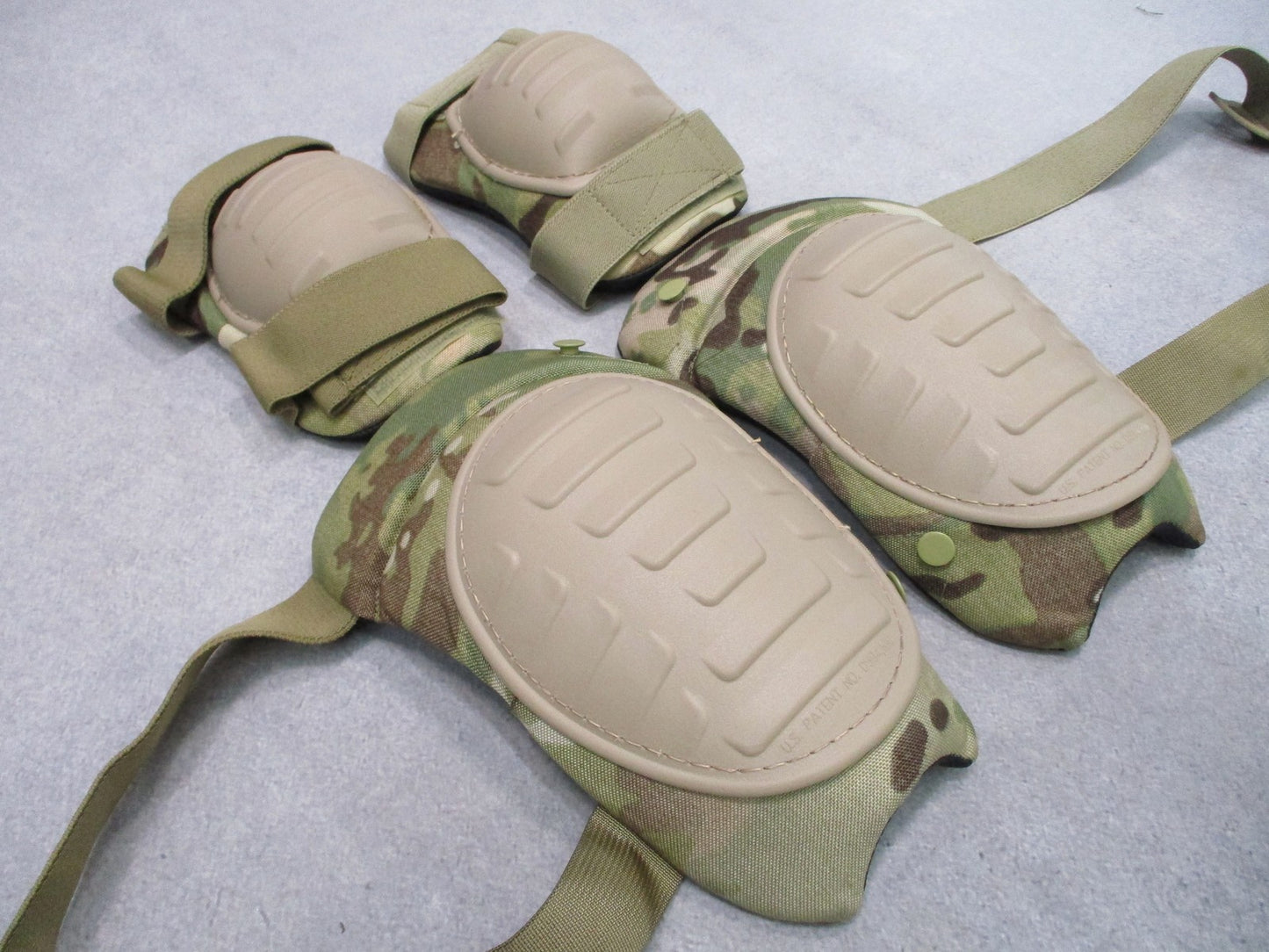 USGI Army McGuire-Nicholas Tactical Knee & Elbow Pad Set MultiCam Adjustable