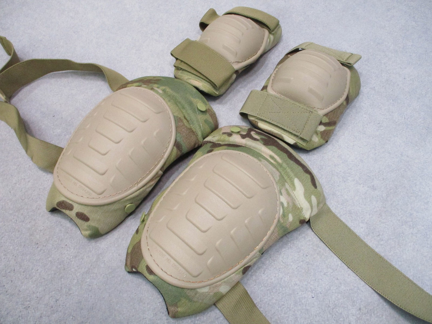USGI Army McGuire-Nicholas Tactical Knee & Elbow Pad Set MultiCam Adjustable