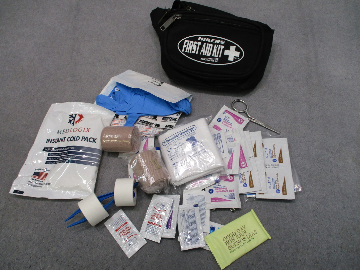 Elite First Aid Hikers First Aid Kit FA130 Waist Pack Outdoor Medical Supplies