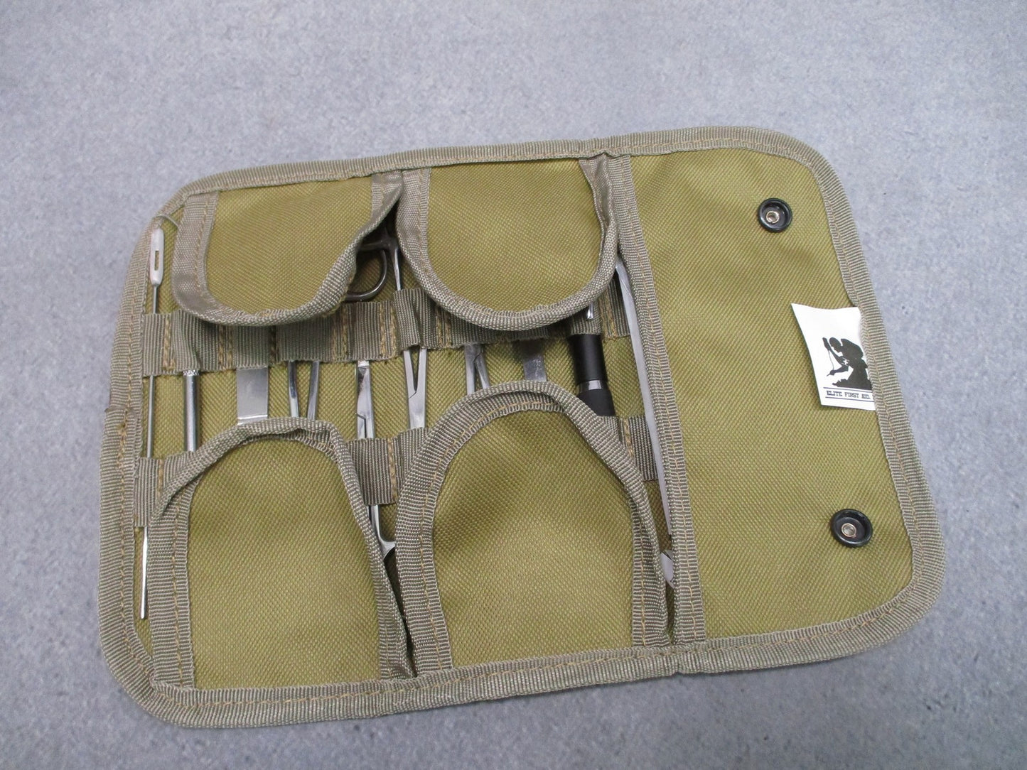 Elite First Aid Minor Surgery Kit Tactical Medical Pouch Instruments & Supplies