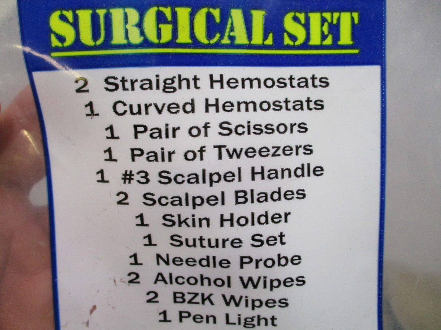 Elite First Aid Minor Surgery Kit Tactical Medical Pouch Instruments & Supplies