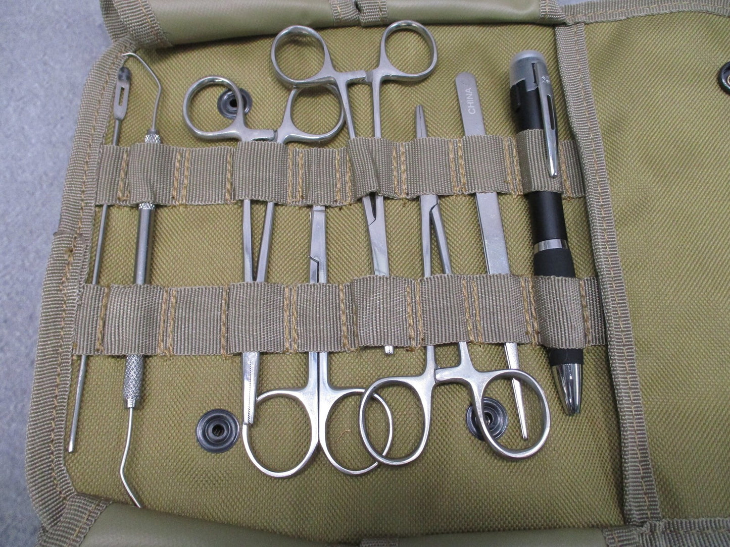 Elite First Aid Minor Surgery Kit Tactical Medical Pouch Instruments & Supplies