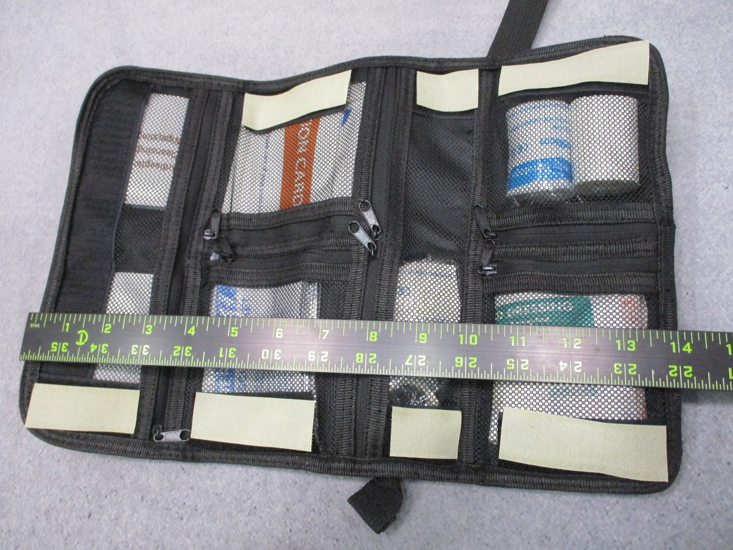 12 Survivors Tactical First Aid Roll-Up Kit Medical Pouch Survival Gear