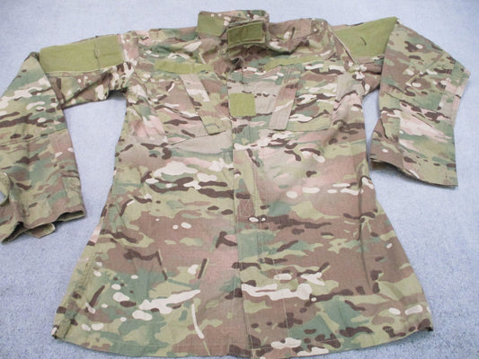 US Army ACU Coat Flame Resistant MultiCam X-Small Long Military Surplus Uniform