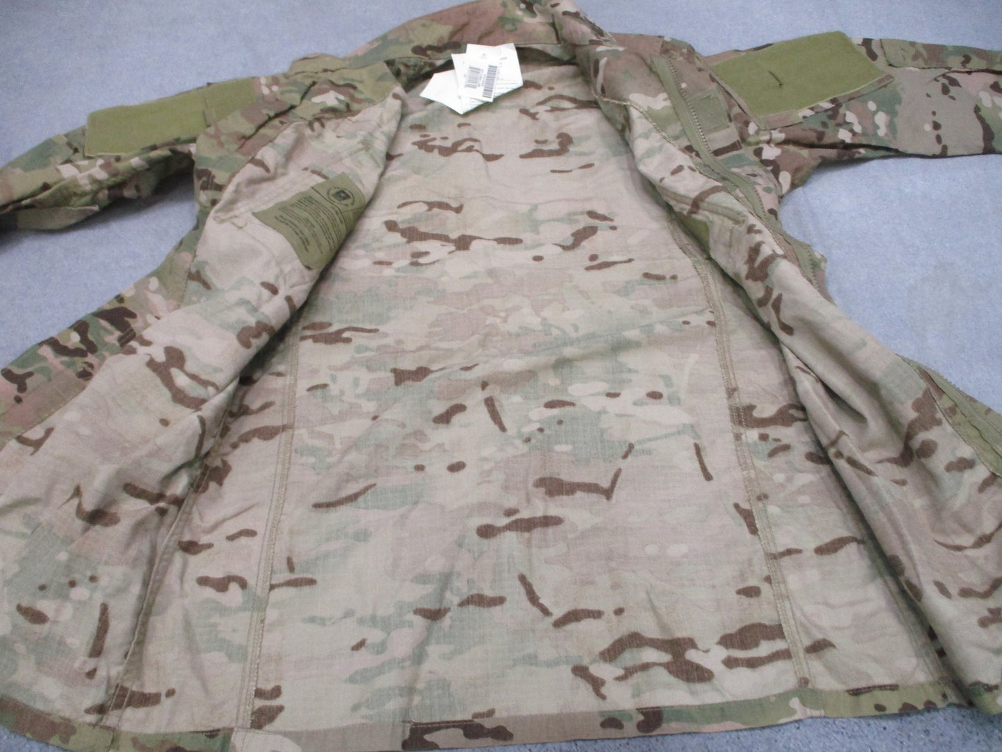 US Army ACU Coat Flame Resistant MultiCam X-Small Long Military Surplus Uniform