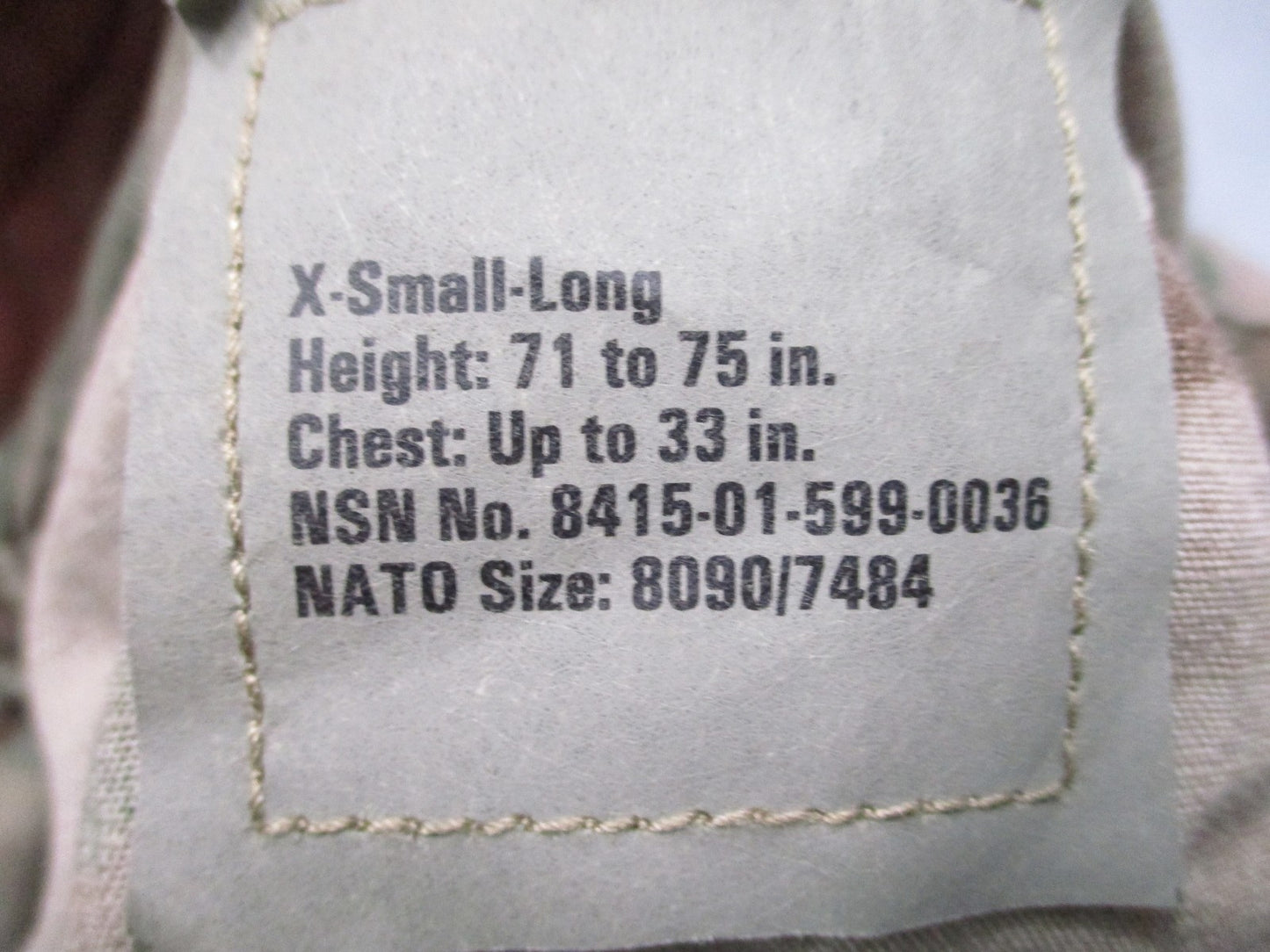 US Army ACU Coat Flame Resistant MultiCam X-Small Long Military Surplus Uniform