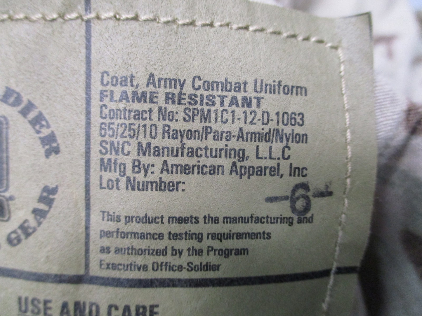 US Army ACU Coat Flame Resistant MultiCam X-Small Long Military Surplus Uniform