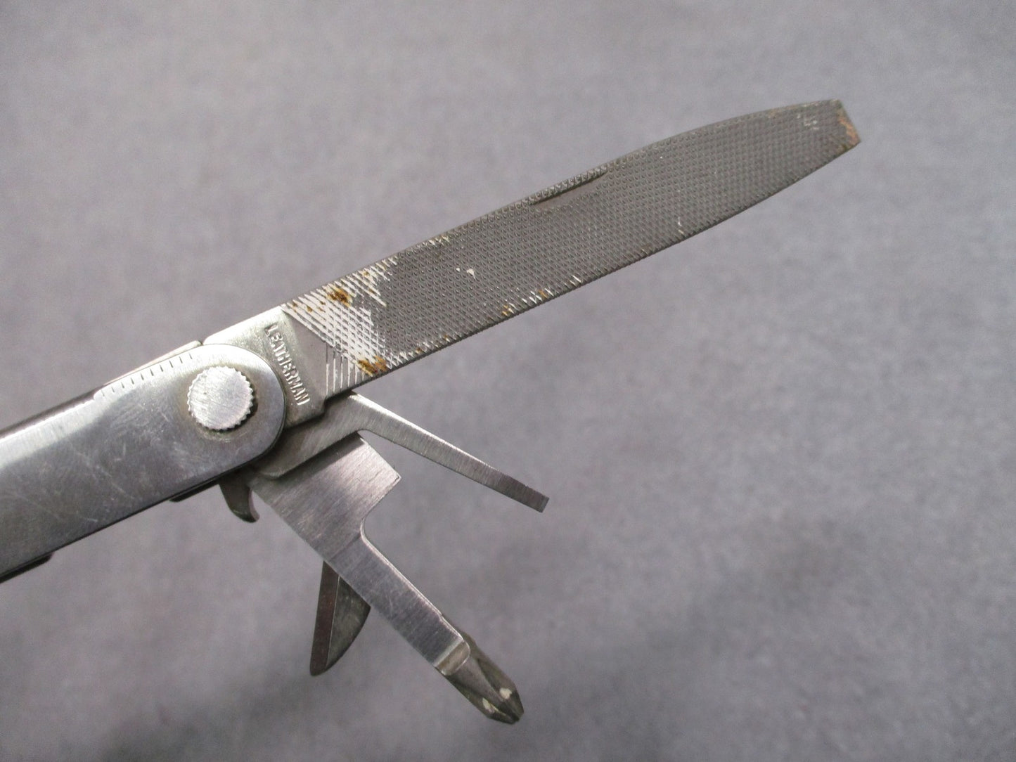 Vintage Leatherman PST Multi-Tool Union Pacific Railroad Edition Leather Sheath