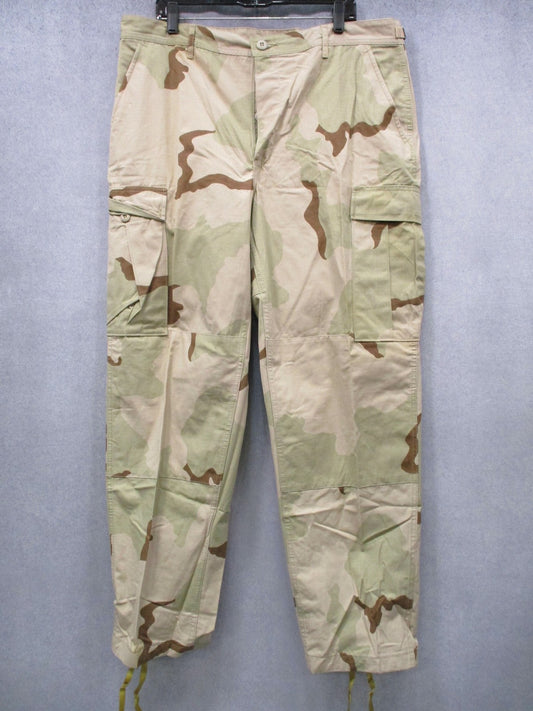 US Military Desert Camouflage Combat Trousers DCU Large Regular Ripstop Surplus