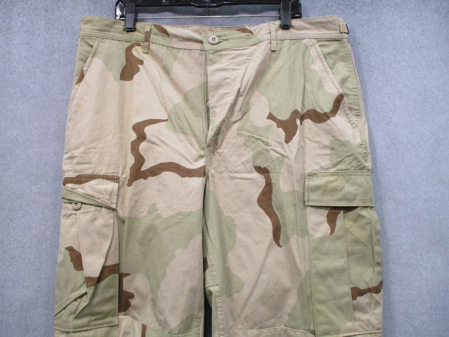 US Military Desert Camouflage Combat Trousers DCU Large Regular Ripstop Surplus