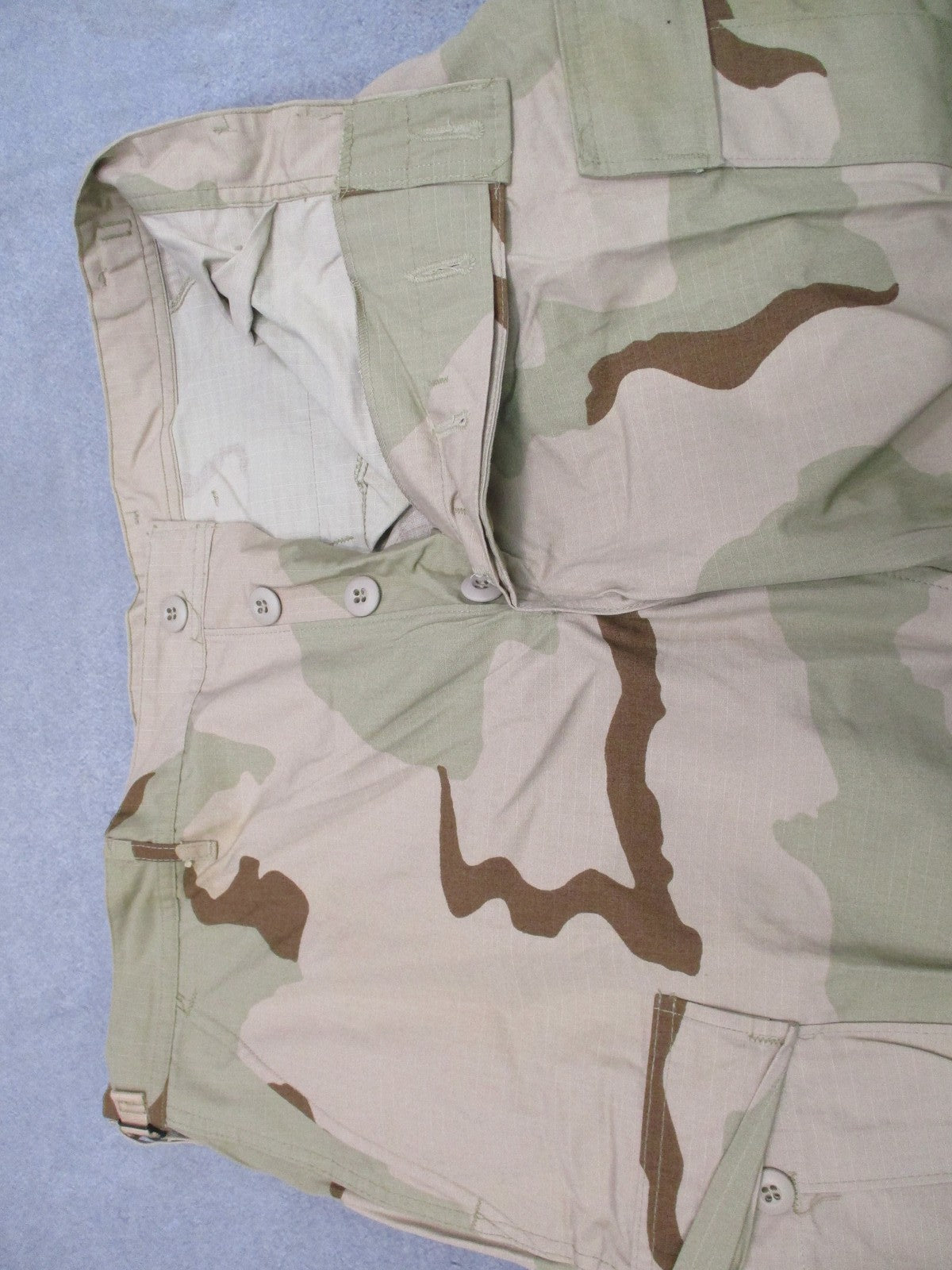 US Military Desert Camouflage Combat Trousers DCU Large Regular Ripstop Surplus