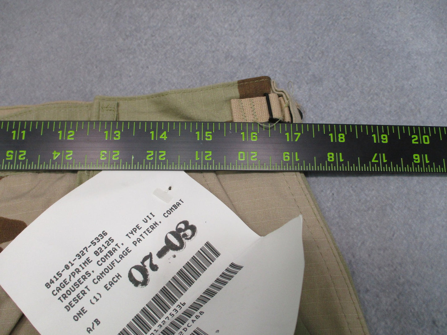 US Military Surplus DCU Combat Trousers Medium Long Desert Camo Ripstop New