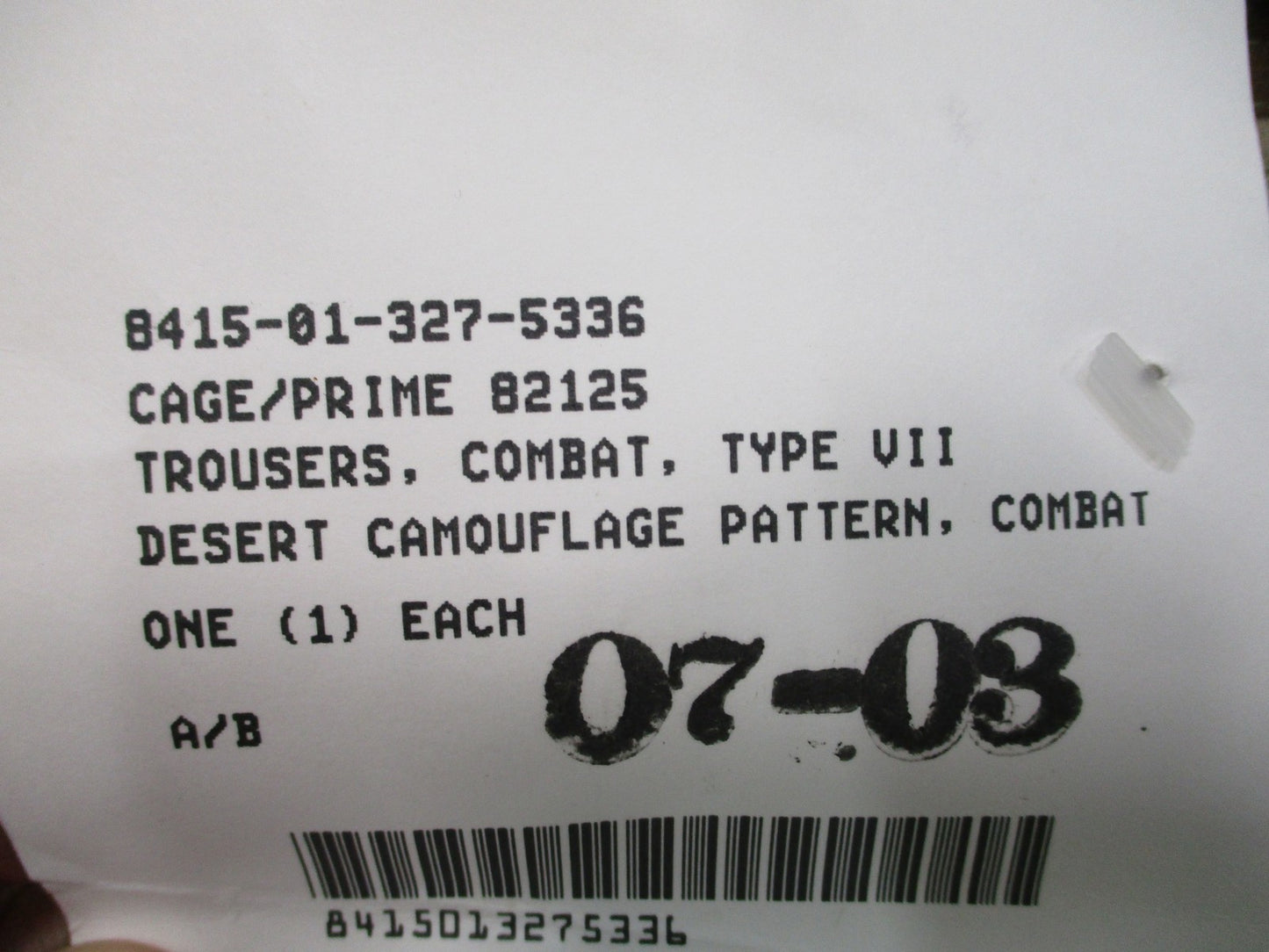 US Military Surplus DCU Combat Trousers Medium Long Desert Camo Ripstop New