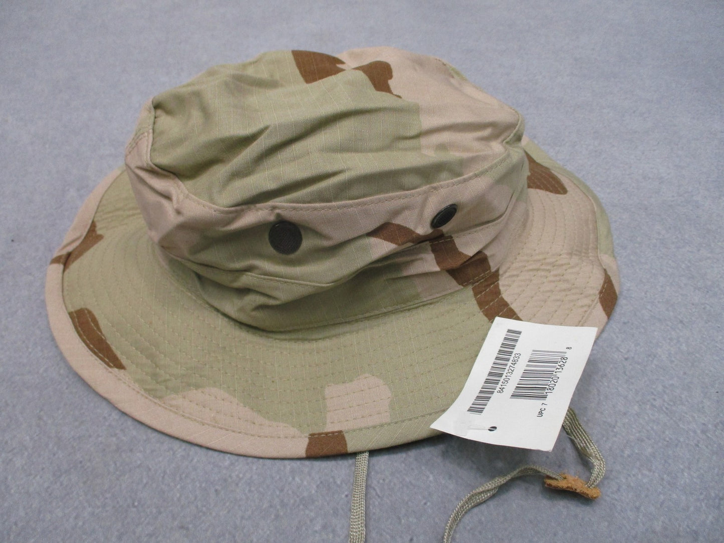US Military Surplus Boonie Hat Desert Camo 7 1/8 Ripstop Cotton Nylon New