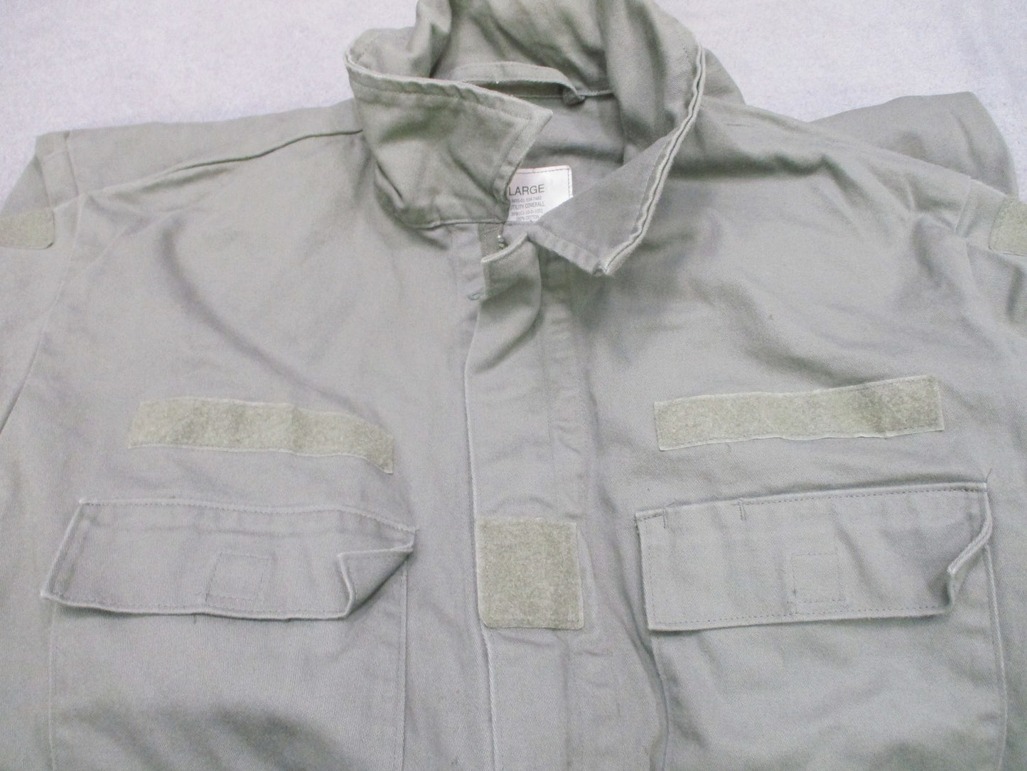 US Military Utility Coverall Large 8405-01-534-7482 Cotton Tactical Work Suit