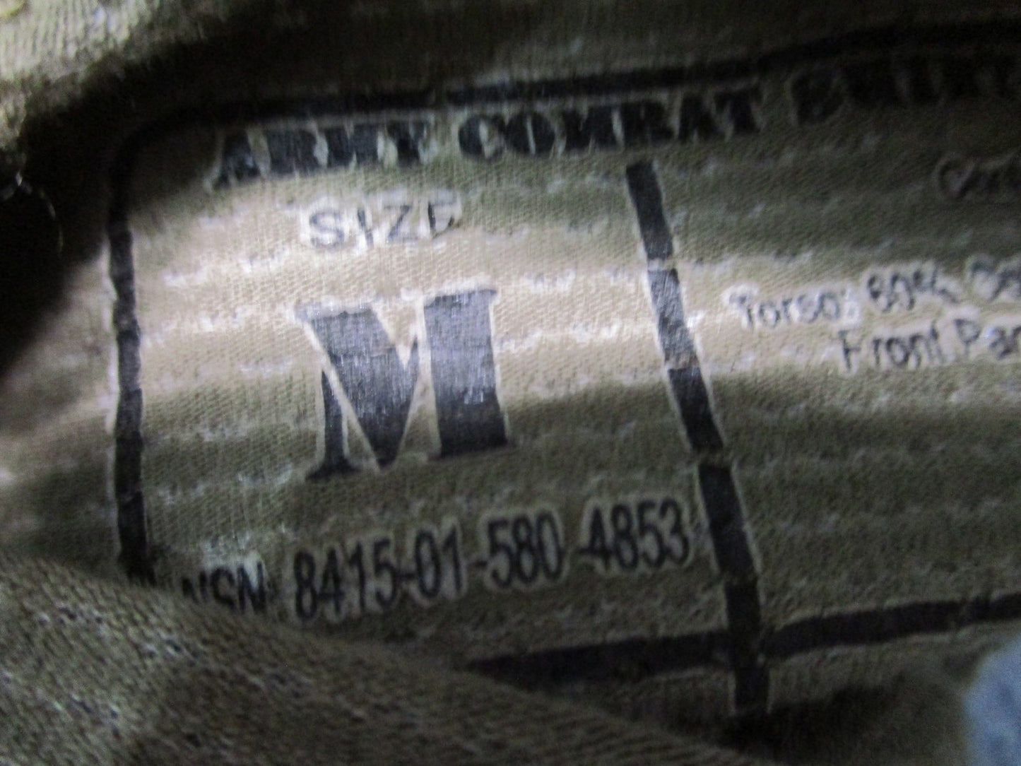 US Military Army Combat Shirt Flame Resistant Multicam Size Medium NSN OCP