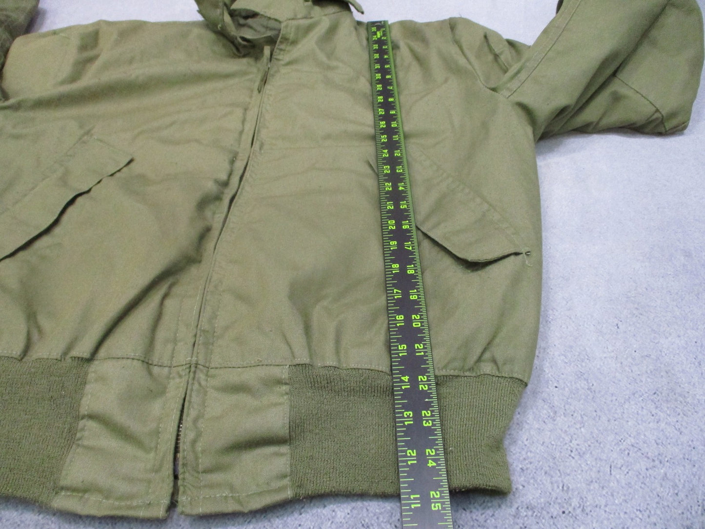 Vintage Alpha Industries CWU-45/P Flight Jacket Cold Weather Aramid Large Long