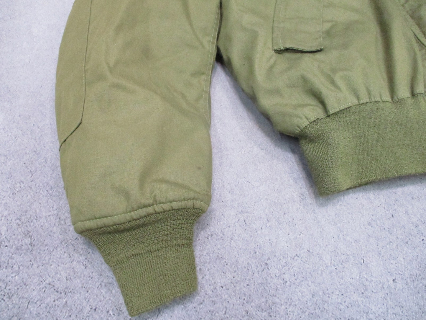 Vintage Alpha Industries CWU-45/P Flight Jacket Cold Weather Aramid Large Long
