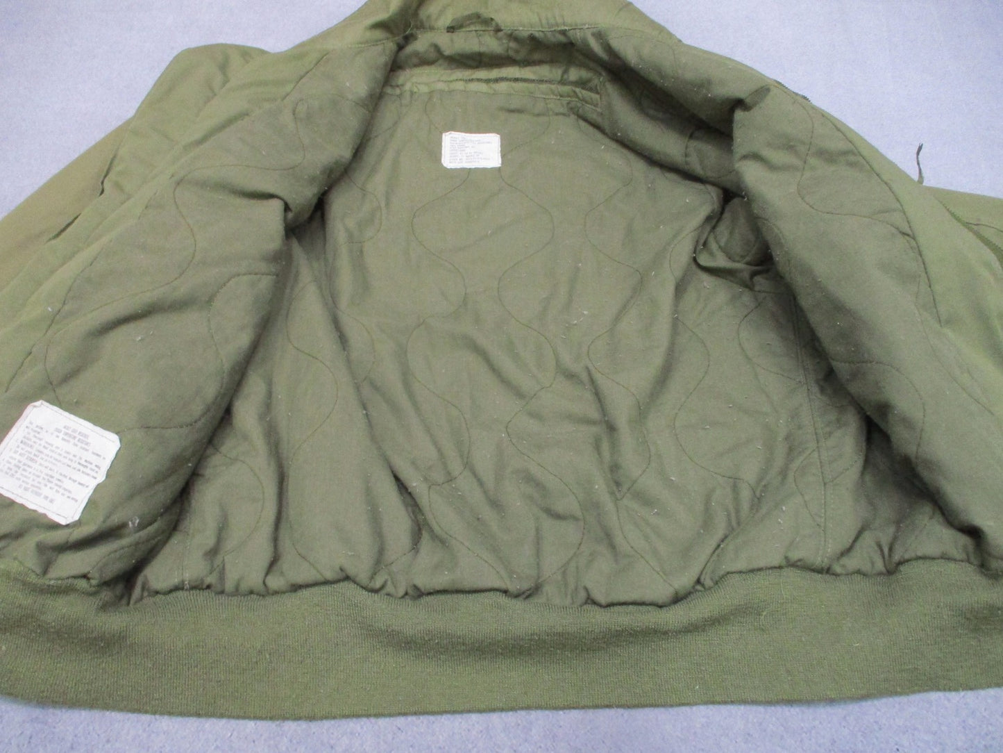 Vintage Alpha Industries CWU-45/P Flight Jacket Cold Weather Aramid Large Long