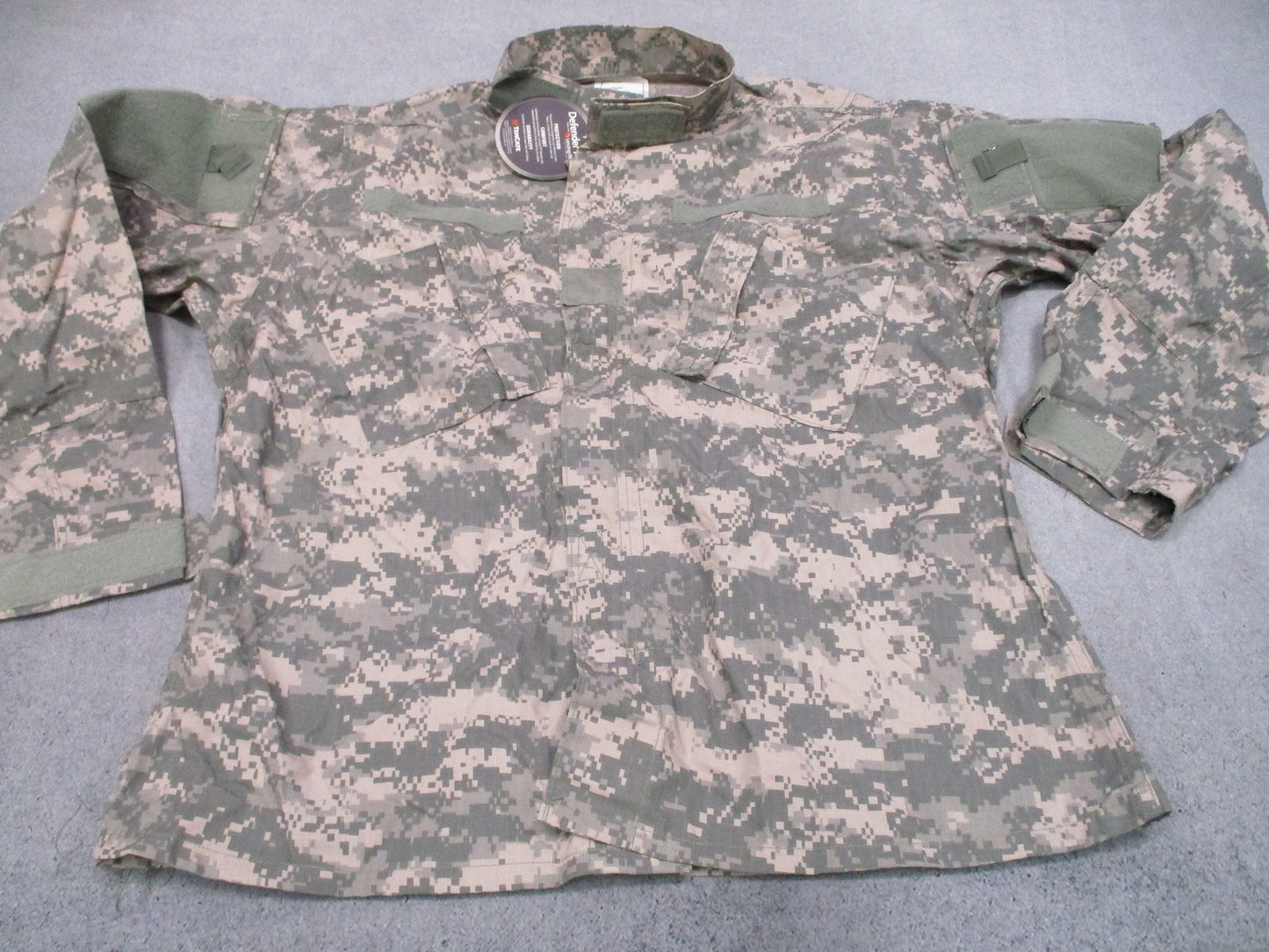 New US Military Flame Resistant ACU Coat Large Regular Digital Camo FRACU UCP