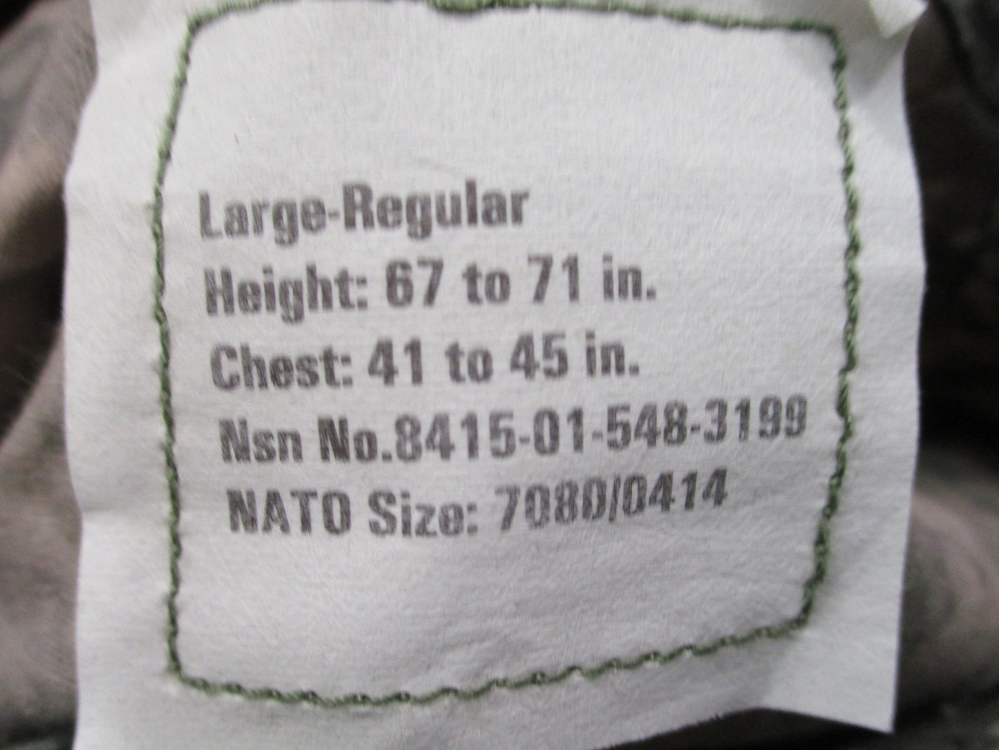 New US Military Flame Resistant ACU Coat Large Regular Digital Camo FRACU UCP