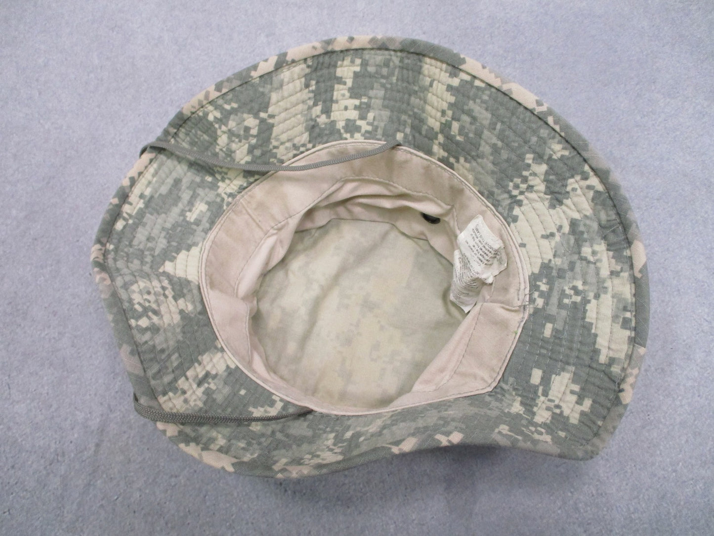 US Military Surplus ACU Boonie Hat Digital Camo Type IV Size 7 1/4