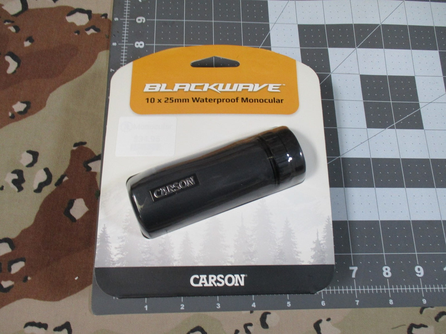 Carson BlackWave 10x25mm Waterproof Monocular - New in Package