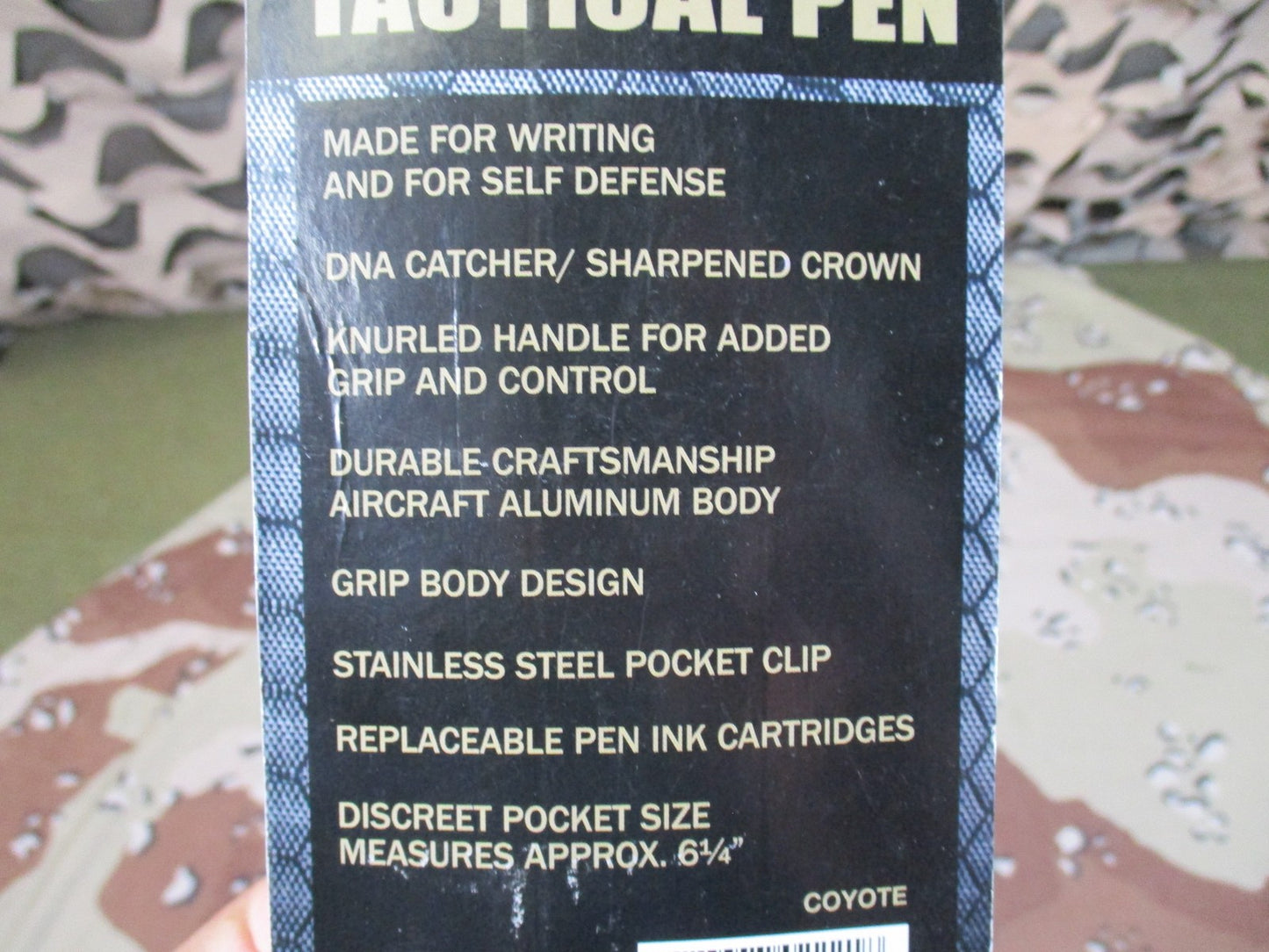 Every Day Carry Set Voodoo Tactical Pen, resqme Escape Tool, S&W Pepper Spray