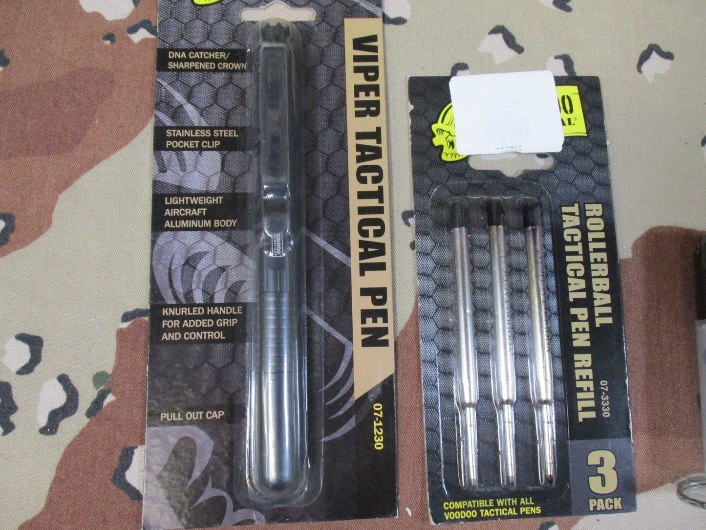 Every Day Carry Set Voodoo Pen, Refills, Resqme Tool & Smith & Wesson Pepper